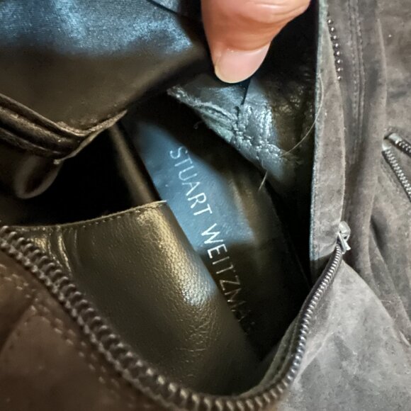 Stuart Weitzman 5050 grey suede - Picture 4 of 5